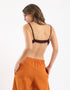 Cotton bralette with elastic straps